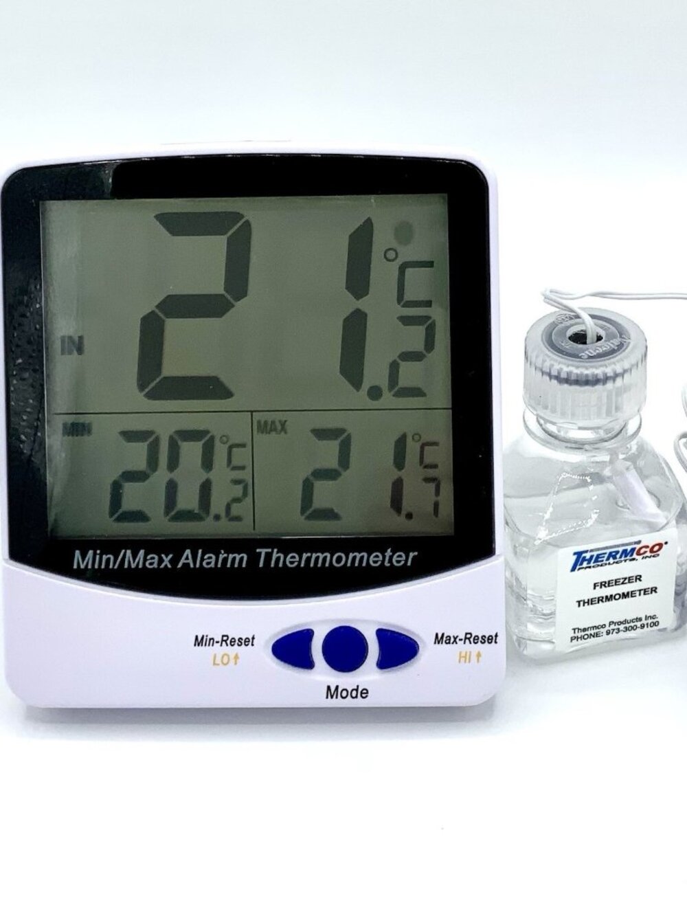 Traceable Big Digit Thermometer VWR Min/Max °C/°F In/Out Alarm READ PLEASE